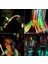 Glow 50 Adet (50ÇUBUK+50BAĞLANTI Aparat)Fosforlu Neon Karanlıkta Parlayan Çubuklar Bileklik Kolye Yapma Seti 1