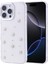 Apple iPhone 16 Pro Max Kılıf Kabartmalı Desenli Simli Şeffaf A+ Kalite Kapak 1