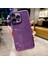 Epaglow Şeffaf ve Parlak Premium Iphone 15 Pro Max Telefon Kılıfı Mor 1