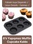 Çok Amaçlı Mutfak Yüksek Isıya Dayanıklı Yıkanabilir Yanmaz Yapışmaz 6’lı Kek Muffin Cupcake Kalıbı 1