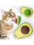 Avokado Kedi Nanesi Kedi Otu Topu Kedi Oyuncağı Yapışkanlı Oyuncak 2