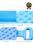 Yıkanabilir Back Scrubber Masaj Etkili Silikon Çift Taraf Duş Lifi Banyo Sırt Kesesi Büyük Boy 70 cm 4