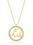 Gümüş Gold Arapça Allah Yazılı Bayan Kolye 1