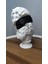 The Divine And The Mortal-Ilahi ve Ölümlü Dekoratif Biblo Hediyelik Siyah Beyaz Plastik 19 cm 5