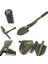 Katlanabilir Metal Kürek Seti Katlanır Kamp Küreği (4887) 1