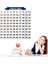 Matematik Öğreten Yüzlük Tablo Duvarda Iz Bırakmaz Akıllı Kağıt Yapışkansız Statik 60X60 cm (4172) 1