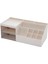 2 Çekmeceli + 12 Bölmeli Plastik Makyaj - Takı Organizer 12X24CM-- Y: 4-6-7-8-9cm (4172) 1
