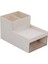 Tek Çekmeceli + 3 Bölmeli Plastik Makyaj - Takı Organizer 16X9.5CM - Y: 5--9.5cm (4415) 1