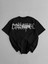 Baskılı Oversize Bisiklet Yaka Tshirt 2