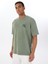 Gmg Fırenze Bisiklet Yaka Haki Erkek T-Shirt ZR24MSS03051 3