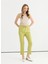 Normal Bel Standart Yeşil Kadın Pantolon 25YSL5357 2