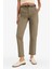 Carrot Fit Kemerli Gabardin Pantolon Cepli Yüksek Bel Düz Paça D7413AX25SM 1