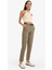 Carrot Fit Kemerli Gabardin Pantolon Cepli Yüksek Bel Düz Paça D7413AX25SM 3