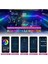 Araç Içi Atmosfer Ambiyans LED Neon Rgb App Kontrollü 18 Parça 2