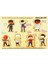 Ahşap Puzzle Meslekler Eğitici Çocuk Oyuncak Montessori Meteryal Ingilizce Türkçe 1