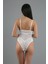 Ekru Ip Askılı Dantelli B Cup Body 5081 2