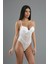 Ekru Ip Askılı Dantelli B Cup Body 5081 3