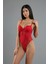 Kırmızı Ip Askılı Dantelli B Cup Body 5081 4