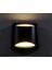 Uzmlight Ack AH07-05101 3000K Günışığı 4W Siyah Kasa IP44 LED Duvar Apliği Siyah Kasa Duvar Armatür 2120000141881 2