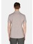 Regular Fit Polo Yaka Düz Erkek Gri Kısa Kol Tişört 2