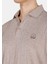 Regular Fit Polo Yaka Düz Erkek Gri Kısa Kol Tişört 4