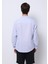 Slim Fit Shirt Neck Düz Erkek Mavi Uzun Kol Gömlek 2