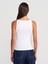 21048 Halter Yaka Top-Beyaz 2