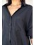 GML-4612 Siyah Düşük Omuzlu Oversize Gömlek 5