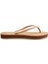 4149928 Slim Flatform Loop Parmak Arası Bej Kadın Terlik 2