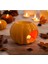 Bal Kabağı Modeli Turuncu Seramik Buhurdanlık 1 Adet Teagligt Mum Hediyeli 2