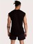 Erkek Pamuklu Antrenman Sporcu Atleti Oversize Kolsuz T-Shirt 3