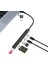CHB025 Usb-A ve Type-C Girişli 2*type-C 1*usb-A Sd Micro Sd Tf Kart Okuyucu Çoklayıcı Dönüştürücü 2