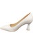 6394066Z 7 cm Kadeh Topuklu Sivri Burun Kadın Stiletto Ayakkabı 2