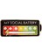 My Social Battery Sosyal Batarya Ruh Halinize Göre Viral Hareket Eden Unisex Pin 1