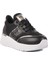 Siyah Kalın Taban Kadın Sneaker 77912 Z 1