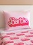 Lcw Home Pembe Barbie Baskılı Pamuk Tek Kişilik Pike Seti 160 x 220 cm 3