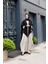 Almila Medine Ipeği Elbise & Kimono Ekru- 1003 1