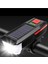 Solar Enerjili LED Bisiklet Feneri ve Korna - Su Geçirmez ve USB ile Şarj Edilebilir Far 1