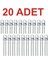 20 Adet 5mm Beyaz Led 1