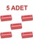 5 Adet 8 Pin Dıp Switch Kırmızı On‑off 2.54 mm Pcb 1