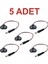 5 Adet Arduino Uyumlu Jaklı 9v Pil Yuvası / 9 Volt Pil Başlığı / Jack Battery Connector 1