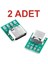 2 Adet Usb Type C 4 Pin Dıp Çevirici 2.54 mm – Type C Adaptör Pcb 1