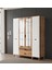 Formila Mdf 4 Kapılı Dolap-Ceviz 1