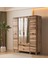 Formila Mdf 4 Kapılı Dolap-Ceviz 1