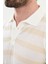 Çizgili Slim Fit Polo Yaka Erkek Triko T-Shirt 3