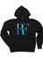 Roger Federer Blue Logo Siyah Kapşonlu Sweatshirt Hoodie 1
