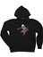 God Of War Kratos Cartoon Siyah Kapşonlu Sweatshirt Hoodie 1