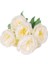 Menashop Metrashop Yapay Çiçek Şakayık Buket 7 Dal Beyaz 41 Cm. 3
