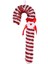 Yılbaşı Ağaç Süsü Noel Baba Figürlü Baston Kırmızı-Beyaz 13 x 35 cm . 1