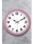 Menashop Metrashop 31 cm Dekoratif Gerçek Cam Sessiz Mekanizma Duvar Saati 1